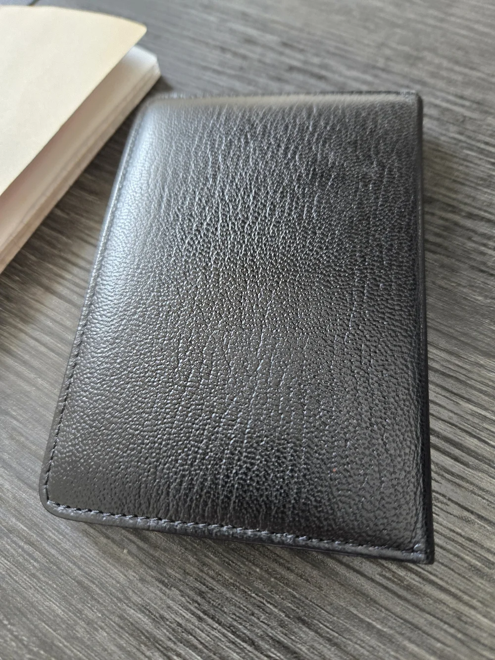 CHANEL Black Leather Card HOLDER/PHONE BOOK.